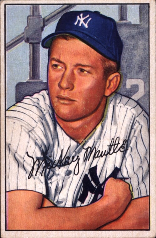 Boyhood Bowman Baseball Card Collection
