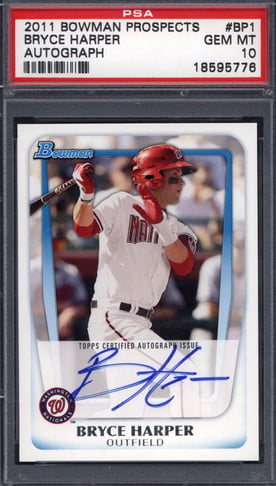 Bryce Harper Auto Rookie