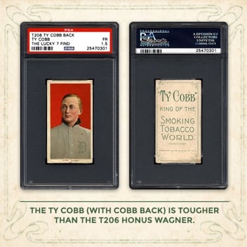 T206 Ty Cobb with Ty Cobb Back PSA 4.5