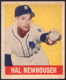 1948-49 Leaf Baseball w/ Joe DiMaggio and Hal Newhowser SP