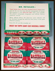 1952 Topps Wax Packs in Box