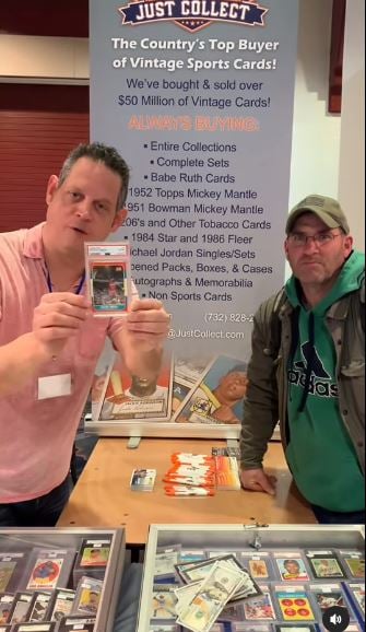 Just Collect Helps Collector Purchase 1986 Fleer Michael Jordan Rookie