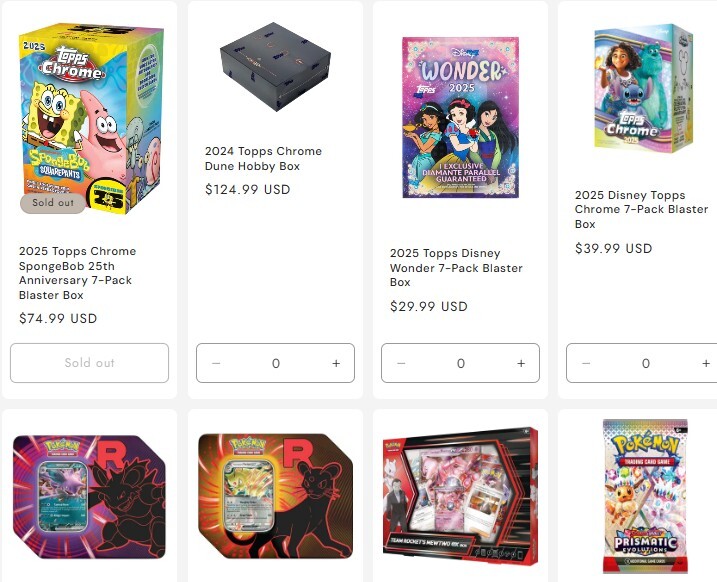 Pokémon, TCG, and Non-Sport Boxes Now Available with Just Collect