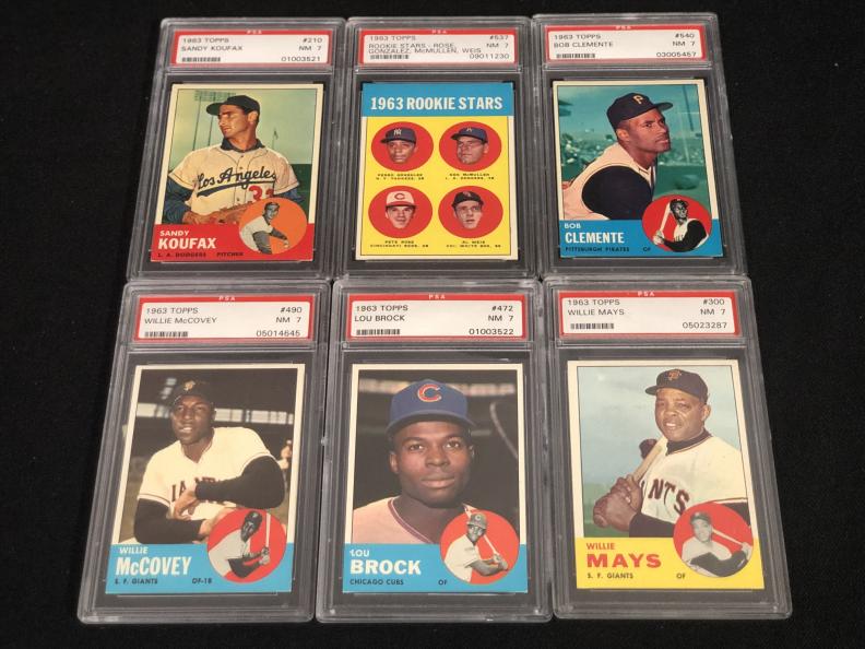 Vintage Topps Baseball Cards Purchased in the Obsession Collection