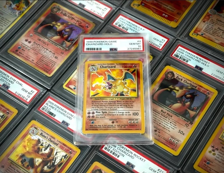 Pokémon Collection Includes PSA 10 1999 Charizard and 1st Editions