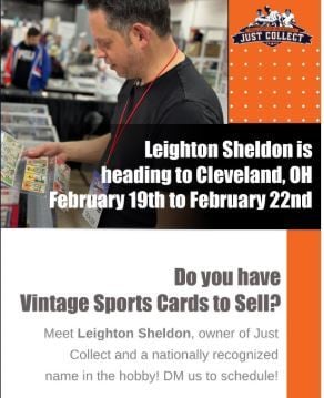 Meet Leighton Sheldon of Just Collect in Cleveland OH to Sell Your Cards