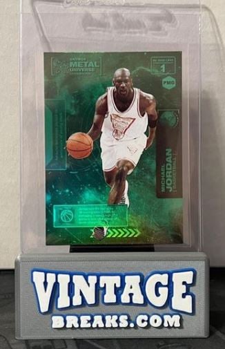 Michael Jordan Precious Metal Gem Green Pulled by Vintage Breaks