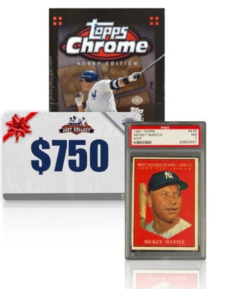 Win Mickey Mantle Graded Cards in The Vintage Breaks Event