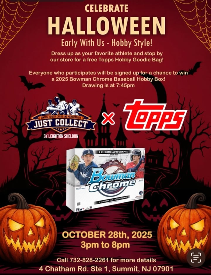 Celebrate Halloween with Free Topps Goodie Bag at Just Collect