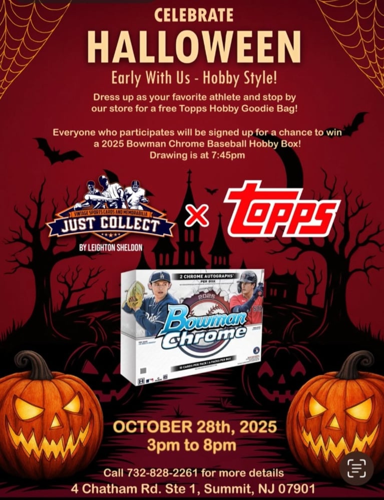Celebrate Halloween with Free Topps Goodie Bag at Just Collect