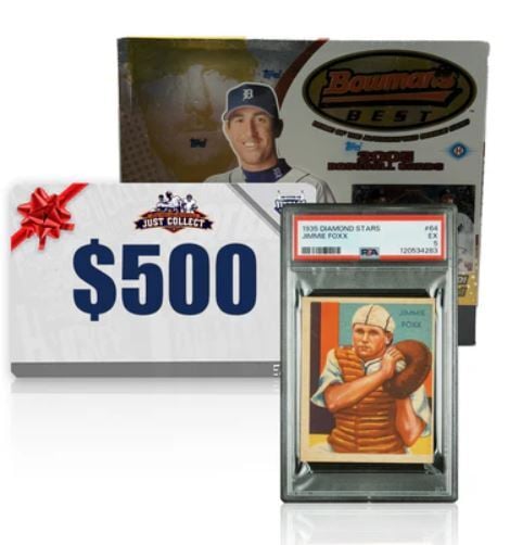 Win a 1935 Diamond Stars Jimmie Foxx in the Vintage Breaks Event