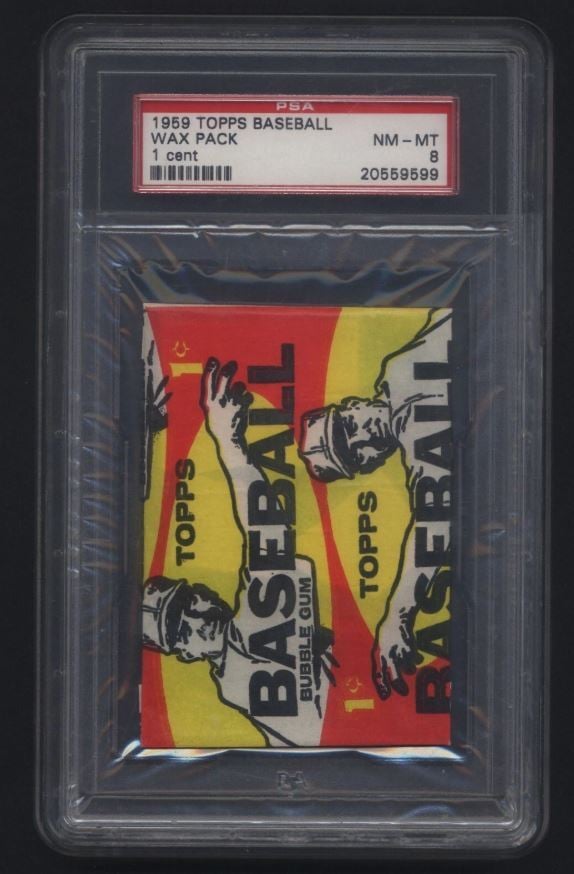 1959 Topps Baseball Wax Pack PSA Graded for Sale from Just Collect