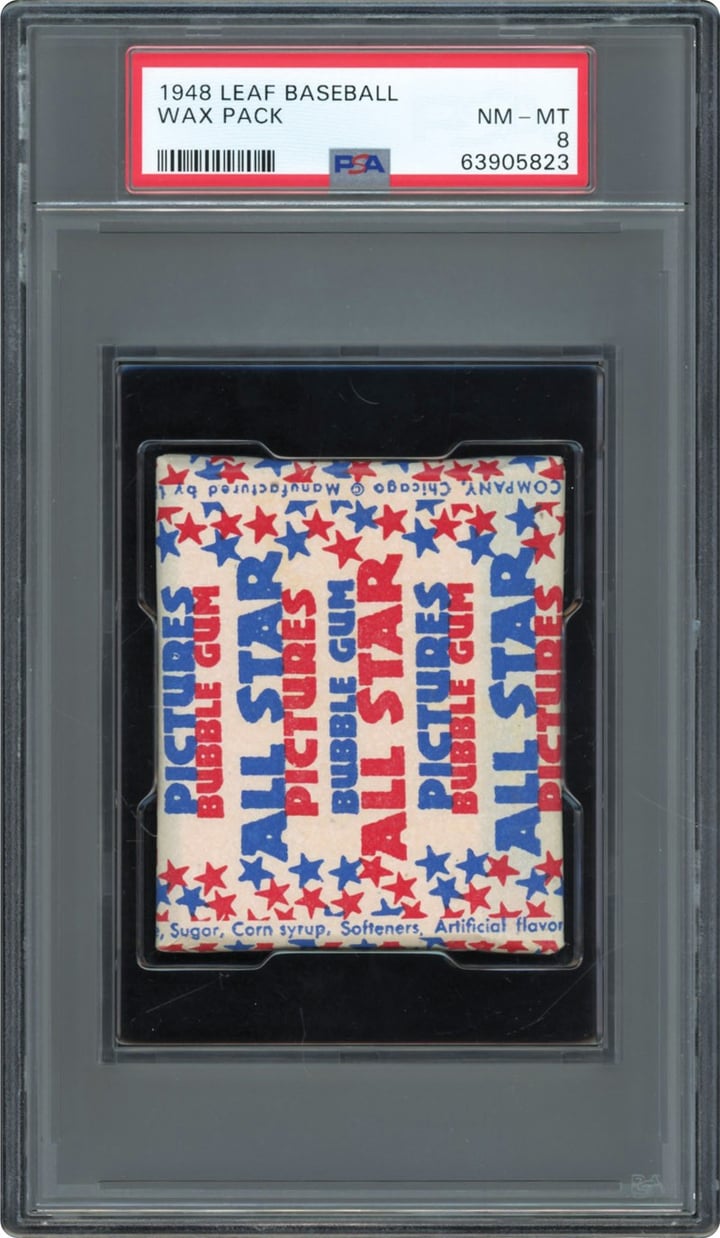 1948 Leaf Baseball Sealed Pack Sold at Auction