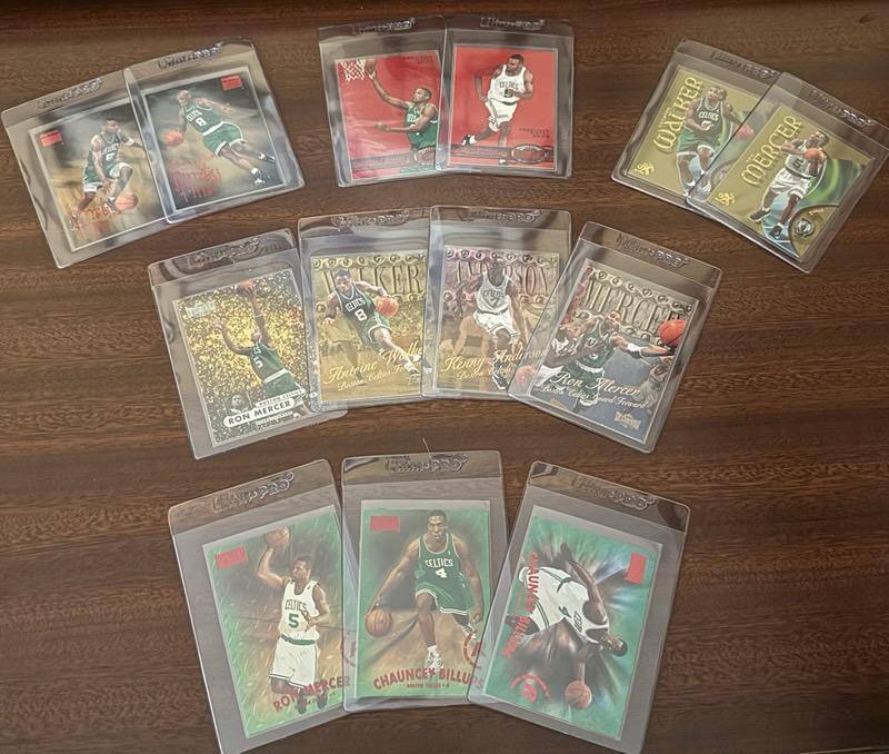 Rare 1990's Celtics Basketball Precious Metal Gems Cards & MORE