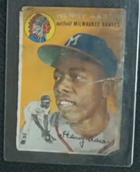 SGC Returned 1954 Topps Hank Aaron Rookie Card as Too Brittle to Grade