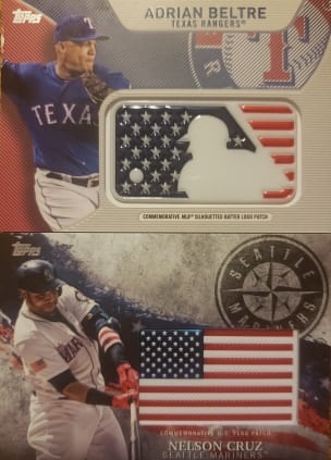 Baseball Cards - 2017 Topps Independence Day MLB Logo Patch