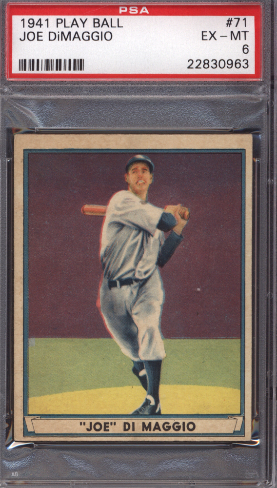 Sold at Auction: Play Ball - 1941 Ted Williams Baseball Card